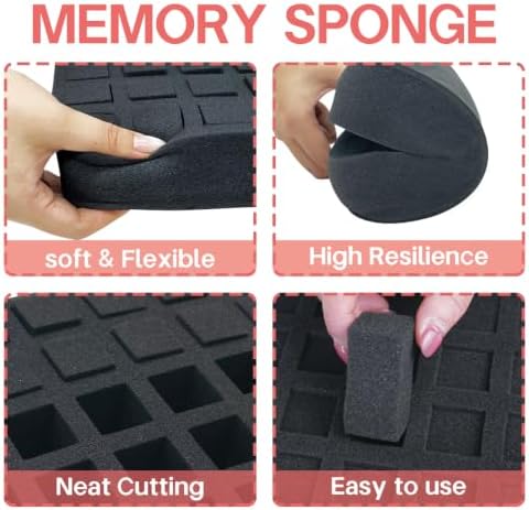 Essential oils Organizer Holder Foam Pad with Slots, can DIY - Image 2