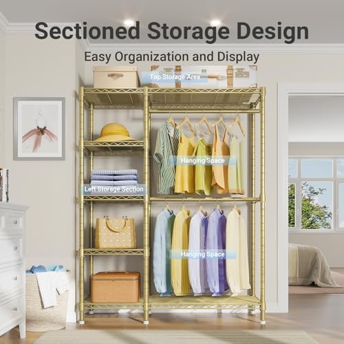 VIPEK V7 Garment Rack with Shelves Portable Closet for Hanging Clothes - Image 4