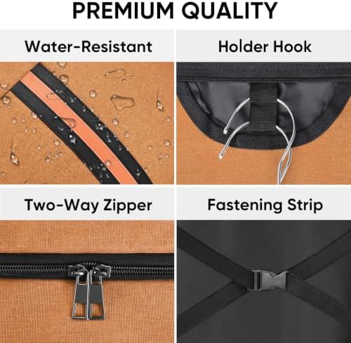 BALEINE Garment Bags for Travel, Water Resistant Carry on Suit Bag - Image 2