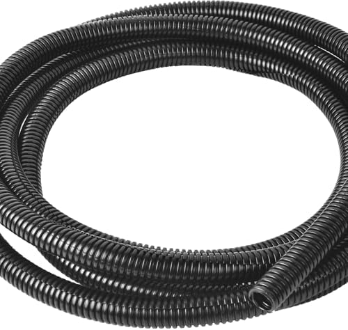 1 Inch Wire Loom Split Tubing - 10 ft Cord Protector Electric Wires Covers, Automotive Wire Flexible Conduit by ALLWIN