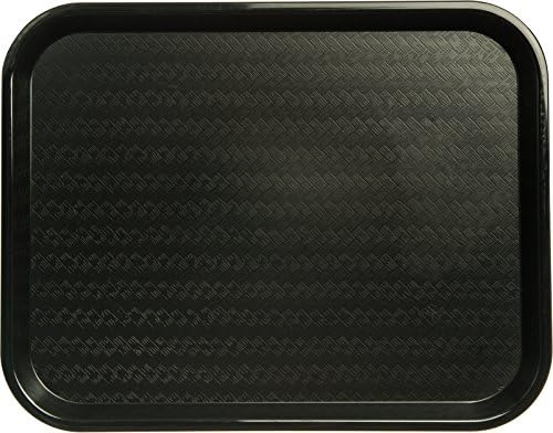 Carlisle FoodService Products Cafe Plastic Fast Food Tray, 14" x 18", Black (Pack of 2) - Image 4