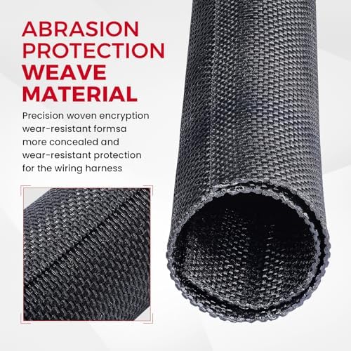 Automotive Mesh Woven Wire Sheathing Split Wire Loom 5/16"-22ft - Image 6
