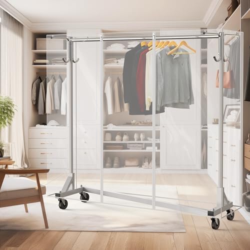 Simple Houseware Cover and Tube Bracket (Z-Base Garment Rack NOT Included) - Image 5