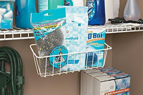ClosetMaid 3937 Packet Pal Wire Shelf Storage Accessory, 2.586" D x 4.193" H x 8.287" W, White - Image 5