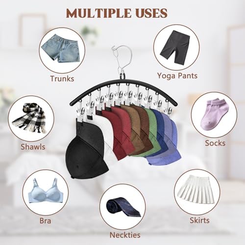 3 Pack Hat Hangers for Closet, Metal Hat Organizer for Baseball Caps - Image 5