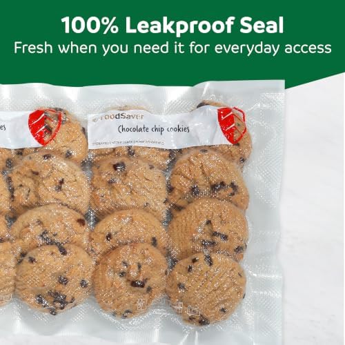 FoodSaver Vacuum Sealer Rolls, 6 Pack 8" x 13.3' Rolls (80 Total Feet), BPA-Free Custom Size Storage Bags for Food, Sous Vide, and Meal Prep - Image 4