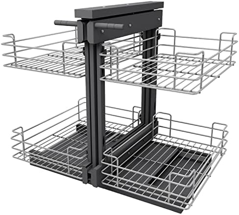 VADANIA Blind Corner Pull Out Organizer for 32" Cabinet, Soft Close by VADANIA