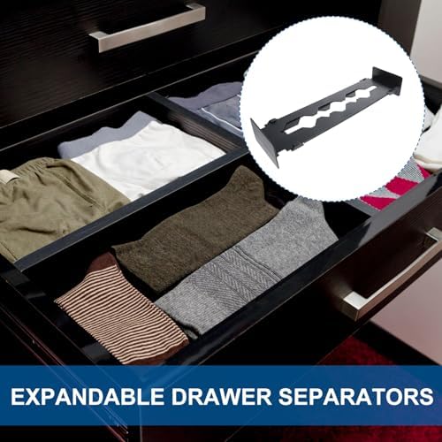 Adjustable Drawer Divider Board Retractable Expandable Drawer Partition Plastic Organizer for Home and Office Storage - Image 4