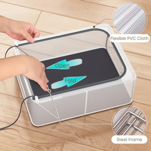 1 Pack Clear Shoe Storage Boxes for Boots Sneaker, 15.8" x 11.8" x 6" - Image 2