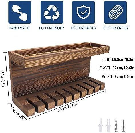 Yamahiko Belt Storage Organizer for Closet, Belt Hanger Wall Mounts with Double Shelving Platform, Belt Rack Holder Shelf for Closet Door, Wall Closet Organizer Tie Belt Hanger Rack for Men Women - Image 2