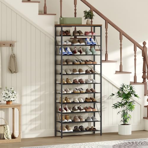 MAHANCRIS 12 Tier Shoe Rack, Shoe Storage Organizer, Holds 44-48 Pairs - Image 2