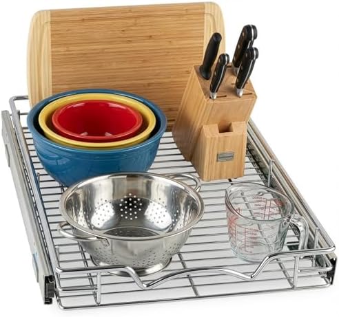 HOLDN’ STORAGE Pull Out Cabinet Organizer, 14”W x 21”D Cabinet Drawer by HOLDN%E2%80%99STORAGE