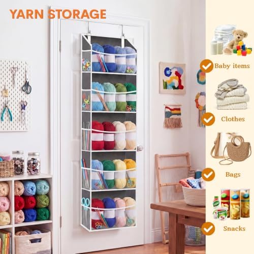 Ofiray-home 5Tiers Over Door Organizer, Weekly Clothes Organizer for Kids - Image 6
