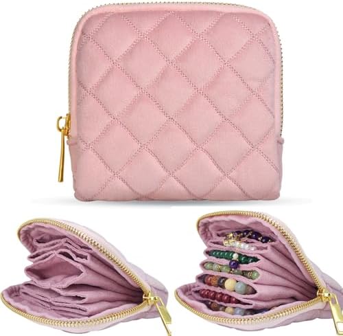 Small Travel Jewelry Bag Velvet Jewelry Case Pouch for Bracelet by Lavogel