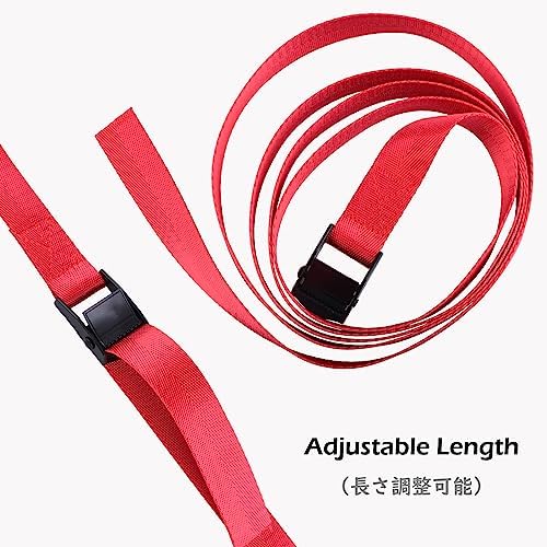 TRIWONDER Cinch Tie Down Strap Lashing Straps Heavy Duty Nylon Straps with Cam Buckles for Cargo, Trucks, Boat, Motorcycle,SUP, Kayak, Canoe, Trailer (3m, Red - 4 Pack) - Image 4