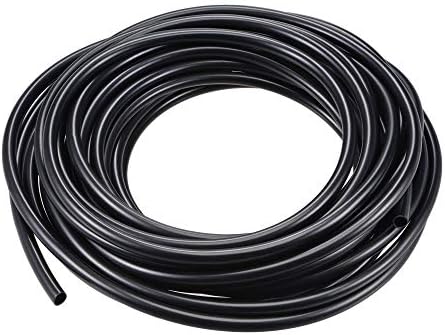 uxcell Black PVC Tube Wire Harness Tubing, 3/16-inch(4mm) ID 23ft Sleeve for Wire Sheathing Wire Protection - Image 3