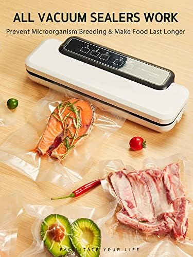 Syntus 11" x 150' Vacuum Sealer Bags Rolls Keeper with Cutter Dispenser - Image 6