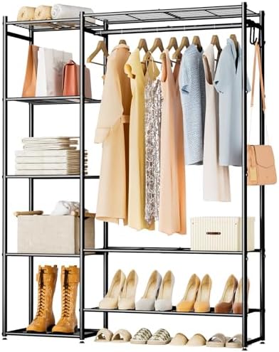Closet Wardrobe, Closet Organizers and Storage System, Metal Clothes Rack by Neprock