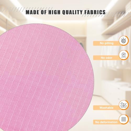 Hanging Closet Organizer 5-Shelf, Oxford Fabric Wardrobe Storage, Pink - Image 4