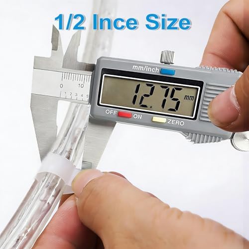100pack Rope Light Clips 1/2 Inch P-Style UV Nylon with 304 Stainless Screw - Image 3