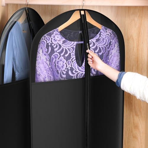 Univivi Garment Bag Suit Bag for Storage and Travel, 65 Inch, Set of 3 - Image 5