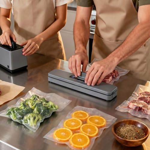 Vacuum Sealer Bags For Food-300 Quart 11"x16"and Quart 8"x12"and Pint 6"x10"-Commercial Grade BPA-Free Food Storage Bags | Puncture Resistant for Sous Vide ，Freezing & Meal Prep - Image 6