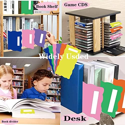 Library Shelf Dividers for Shelves Colored Book Shelf Dividers - Image 3
