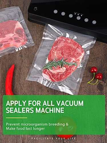 Syntus Vacuum Sealer Bags for Food, 3 Rolls 11" x 20' and 3 Rolls 8" x 20' - Image 6