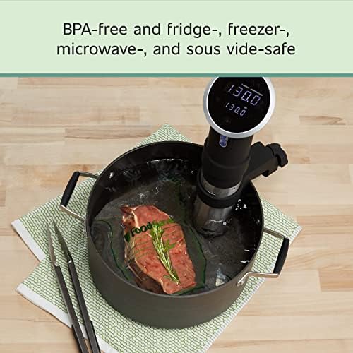 FoodSaver Easy Fill 1-Gallon Vacuum Sealer Bags | Commercial Grade and Reusable | 10 Count (Pack of 4) - Image 5