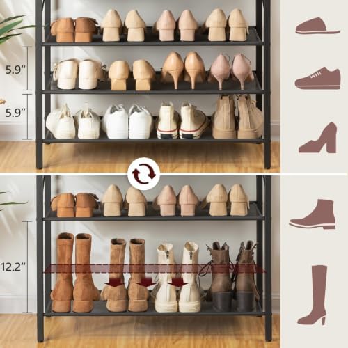 MAHANCRIS 12 Tier Shoe Rack, Shoe Storage Organizer, Holds 44-48 Pairs - Image 6