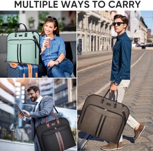 BALEINE Garment Bags for Travel, Water Resistant Carry on Suit Bag - Image 7