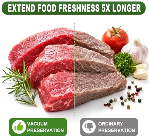 12" x 100' Vacuum Sealer Bags for Food with Cutter - Image 3