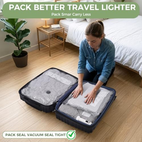 20 Pack Vacuum Storage Bags with Rechargeable Electric Air Pump - Image 6