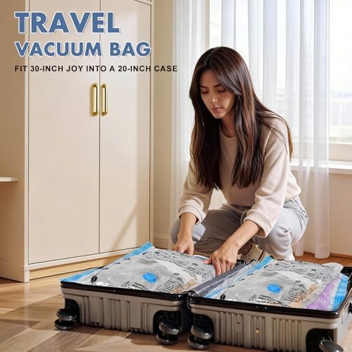 BoxLegend 16‑Pack Travel Vacuum Storage Bags with USB Pump, 4 Sizes, Thickened Compression Packing Bags for Clothes, Space‑Saving Vacuum Seal Bags for Luggage, Suitcase, Travel, Moving & Closet - Image 4