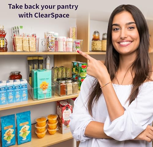 ClearSpace Pantry Organizers and Storage and Cabinet Organizer, 4 Pack - Image 5