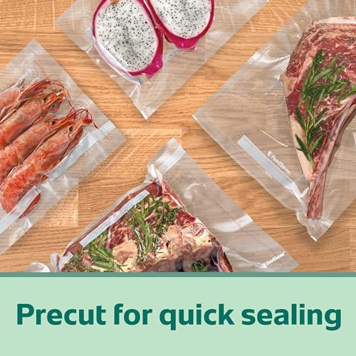 FoodSaver Heavy Duty Quart Vacuum Seal Bags,with 30% Extra Thickness,Compatible with All FoodSaver Appliances,44 Count (Pack of 6) - Image 4