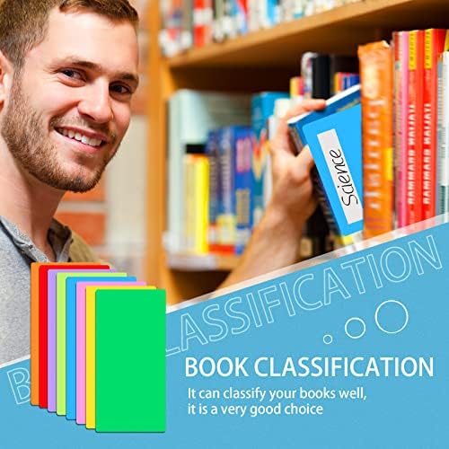 Gersoniel 16 Pcs Library Shelf Dividers Book 6 x 12 Inch Comic Book Divider - Image 7