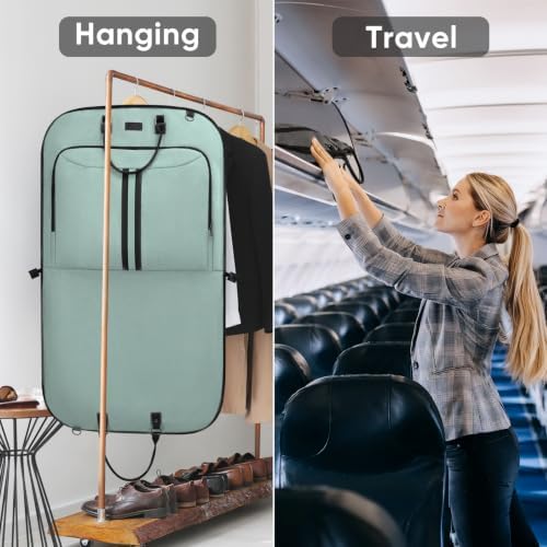 BALEINE Garment Bags for Travel, Water Resistant Carry on Suit Bag - Image 6