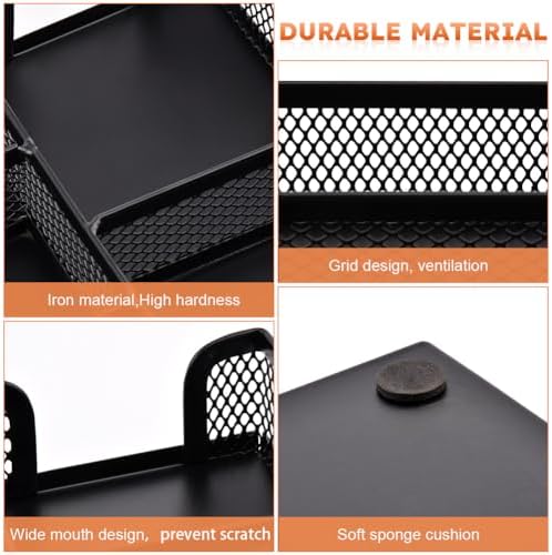 Metal Mesh Desk Drawer Organizer Tray, 6 Compartments 11”x6”x1.5” - Image 7