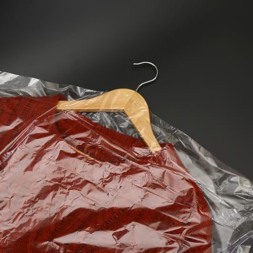 Ohuimrt Plastic Garment Bag, 35.5 Inch, 30 PCS - Image 3