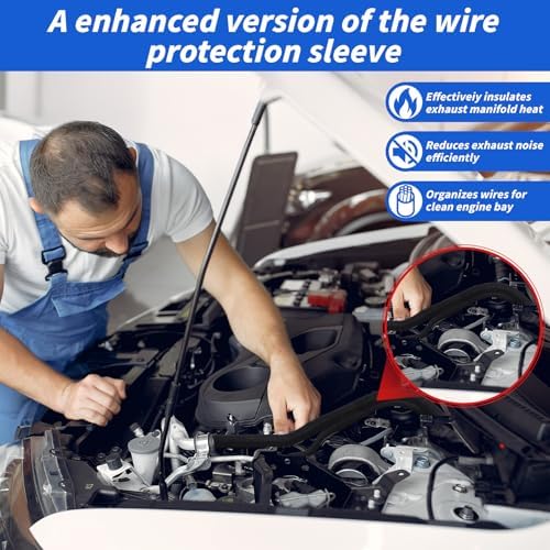 30ft - 3/4in Split Braided Sleeve Cable Management, Self-Wrapping - Image 5