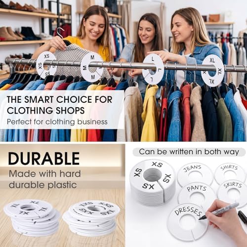 Blulu 10 Round Closet Dividers for Clothing Rack Organizers - Image 6