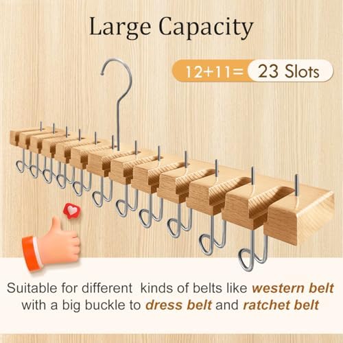 Belt Hanger for Closet, Also Works as Wall Mount Belt Organizer - Image 5