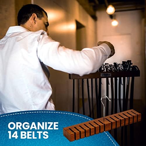 Belt Organizer & Hanger - Belt Rack & Storage - Holder for Closet - Gifts for Dad - Image 3