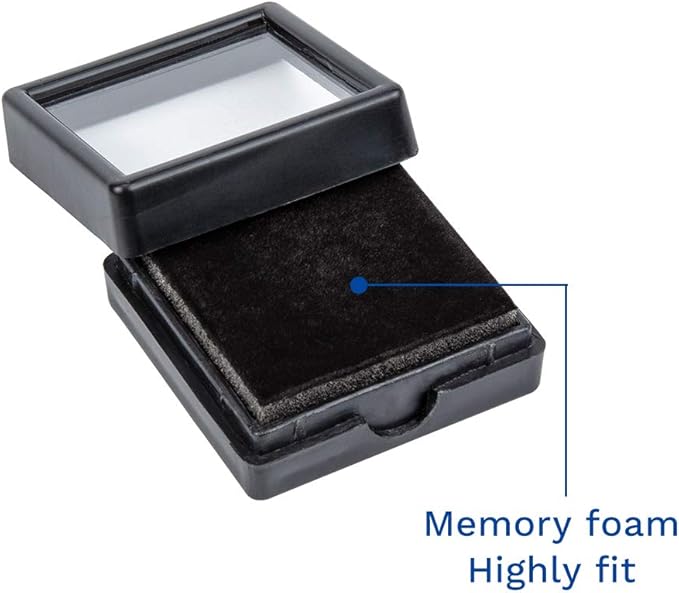 BENECREAT 24PCS White Gemstone Display Box Jewelry Box Container 1.57x0.6 with Clear Top Lids for Gems,Jewelry and Festival Gift Packing