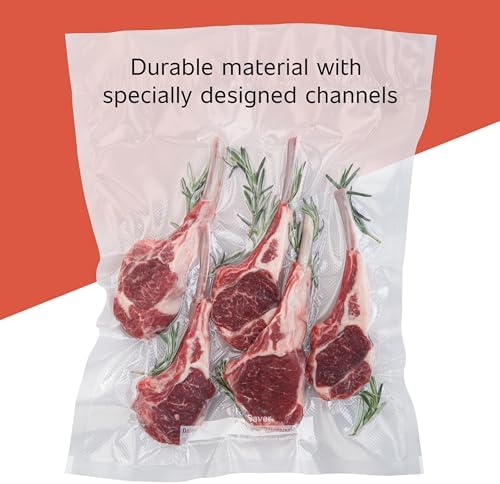 FoodSaver Custom Fit Airtight Food Storage and Sous Vide Vacuum Sealer Bags, Perfect for Meal Prep and Sous Vide Cooking, 8in x 20ft (Pack of 12) - Image 4