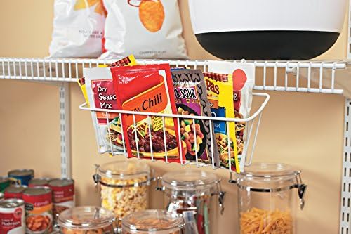 ClosetMaid 3937 Packet Pal Wire Shelf Storage Accessory, 2.586" D x 4.193" H x 8.287" W, White - Image 4