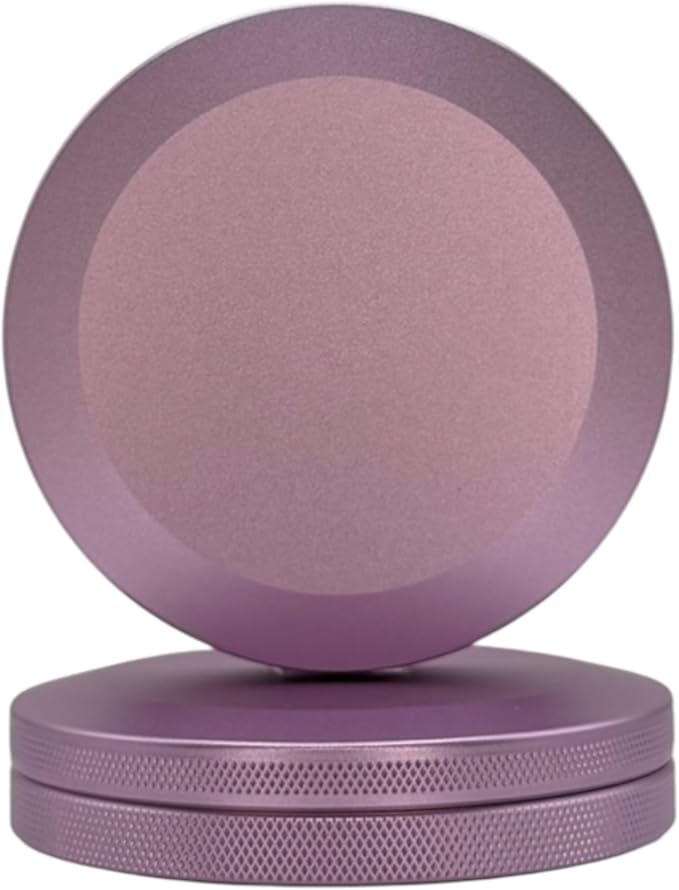 Solo | Slim Metal Container for Zyn, Premium Aluminum Can & Rugged Pouch Holder | Extra Capacity, Knurled Grip, & Slim Container | EDC (Lavender)