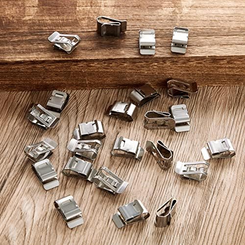 Dunzy 4 Pcs Solar Wire Clips Stainless Steel S Clip, 0.2 to 0.3 Inch - Image 7
