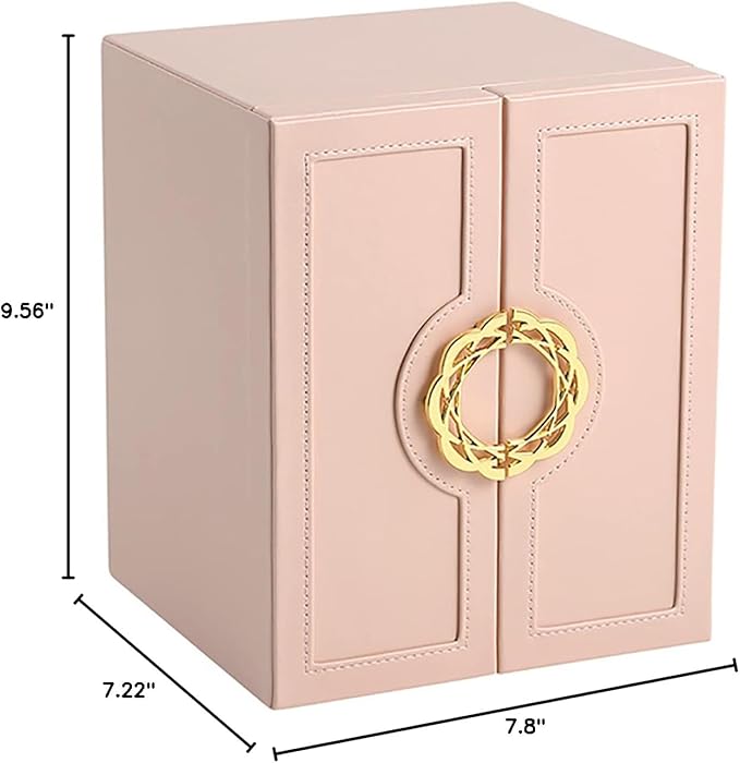 Cute Jewelry Box for Women teen Girls Jewelry Organizer Large Jewelry Organizers and Storage Faux Leather Jewelry Storage Jewlery Box Jewellery Box Joyeros Organizador De Mujer
